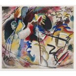 WASSILY KANDINSKY (Mosca 1866 - Neuilly-sur-Seine 1944) Quadro con forme bianche, 1962 Litografia