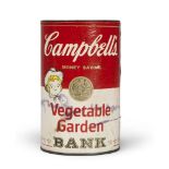 ANDY WARHOL (Pittsburgh 1928 - NewYork 1987) Campbell's Vegetable Garden money box, anni '70