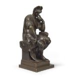 FRENCH SCULPTOR, 20TH CENTURY LORENZO DEI MEDICI Sculpture in bronze, cm. 28 x 11 x 11 Mark 'REDT A.