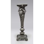 ALTANA IN PEWTER, PROBABLY FRANCE, NAPOLEONE III with stem garnished from injured with coats of arms