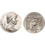 ANCIENT COINS, KINGS OF PARTHIA, Parthian Kingdom. Arsakes X (122/1 BC). Silver Tetradrachm, 16.11g,