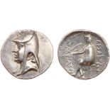 ANCIENT COINS, KINGS OF PARTHIA, Parthian Kingdom. Arsakes I (247-211 BC). Silver Drachm, 4.11g,