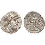ANCIENT COINS, KINGS OF PARTHIA, Parthian Kingdom. Mithradates I (164-132 BC). Silver Tetradrachm,