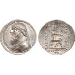 ANCIENT COINS, KINGS OF PARTHIA, Parthian Kingdom. Mithradates II (121-91 BC). Silver Tetradrachm,