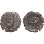 ANCIENT COINS, KINGS OF PARTHIA, Parthian Kingdom. Phriapatios (185-170 BC). Æ Chalkous, 3.55g,