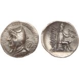 ANCIENT COINS, KINGS OF PARTHIA, Parthian Kingdom. Phriapatios (185-170 BC). Silver Drachm, 3.89g,