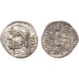 ANCIENT COINS, KINGS OF PARTHIA, Parthian Kingdom. Phraates II (132-127 BC). Silver Tetradrachm, 4.