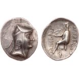 ANCIENT COINS, KINGS OF PARTHIA, Parthian Kingdom. Arsakes I (247-211 BC). Silver Drachm, 4.10g,