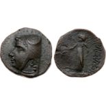 ANCIENT COINS, KINGS OF PARTHIA, Parthian Kingdom. Artabanos I (Arsakes II) (211-185 BC). Æ