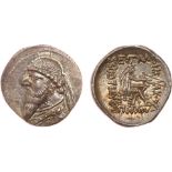 ANCIENT COINS, KINGS OF PARTHIA, Parthian Kingdom. Mithradates II (121-91 BC). Silver Drachm, 4.23g,