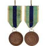 CHINA - MEDALS, 中國 - 紀念章, Republic 民國, Lu Yu-Ting 陸榮廷: Copper Medal, 1916, Obv ¾-facing military