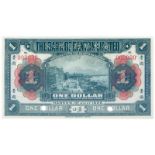 BANKNOTES, 紙鈔, CHINA - FOREIGN BANKS, 中國 - 外國銀行, Bank of Canton Ltd 廣東銀行有限公司: Specimen $1, 1 July