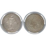 COINS, 錢幣, GREAT BRITAIN, 英國, Trade Coinage: Silver British Trade Dollar 英國貿易銀圓, 1901C (KM T5). In