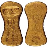 COINS, 錢幣, CHINA – SYCEES, 中國 - 元寶, Jin Dynasty金朝 (1115-1234 AD): Gold Tael Sycee, stamped “承安”, “