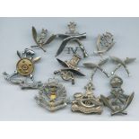 MILITARY MEDALS, Miscellaneous, A Collection of Gurkha & Indian Cap Badges (9), comprising Gurkha