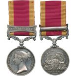 MILITARY MEDALS, Campaign Medals & Groups, SECOND CHINA WAR MEDAL, 1857-1860, single clasp, Canton