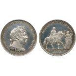 BRITISH COMMEMORATIVE MEDALS, George IV, Arrival and Entry into Hannover, Silver Medal, 1821, by