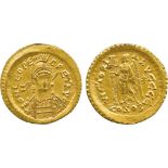 THE ALFRED FRANKLIN COLLECTION OF ANCIENT COINS, ROMAN GOLD, Leo I (AD 457-474), Gold Solidus,