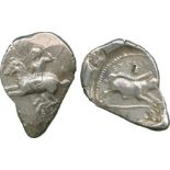 ANCIENT GREEK COINS, Pamphylia, Aspendos (c.420-380 BC), Silver Drachm, horseman galloping left,