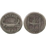 THE COLLECTION OF A CLASSICIST, ANCIENT COINS, Mark Antony, Silver Denarius, travelling mint in