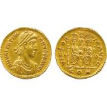 THE ALFRED FRANKLIN COLLECTION OF ANCIENT COINS, ROMAN GOLD, Valentinian II (AD 375-392), Gold