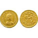 THE ALFRED FRANKLIN COLLECTION OF ANCIENT COINS, ROMAN GOLD, Valentinian II (AD 375-392), Gold