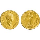 THE ALFRED FRANKLIN COLLECTION OF ANCIENT COINS, ROMAN GOLD, Claudius (AD 41-54), Gold Aureus,