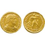 THE ALFRED FRANKLIN COLLECTION OF ANCIENT COINS, ROMAN GOLD, Julian II (AD 360-363), Gold Solidus,