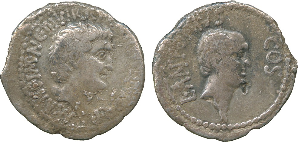 A COLLECTION OF ROMAN IMPERATORIAL COINS, PROPERTY OF A GENTLEMAN, Mark Antony & Lucius Antony,