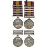 MILITARY MEDALS, Campaign Medals & Groups, A Boer War Pair awarded to Private J Goldthorpe,