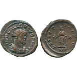 THE COLLECTION OF A CLASSICIST, ANCIENT COINS, Allectus (AD 293-296), Æ Antoninianus, mint of