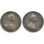 BRITISH COMMEMORATIVE MEDALS, Charles II, Marriage to Catherine of Braganza, Silver Medal, 1662, the