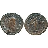 THE COLLECTION OF A CLASSICIST, ANCIENT COINS, Allectus (AD 293-296), Æ Antoninianus, mint of