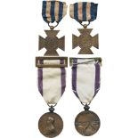 MILITARY MEDALS, Foreign Medals, SPAIN, DEFENCE OF PUENTE SAMPAYO CENTENARY MEDAL, 1909, Bronze,