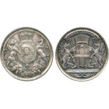 BRITISH COMMEMORATIVE MEDALS, City of London, Georgian Silver Broker’s Badge, c.1801-1830, by John
