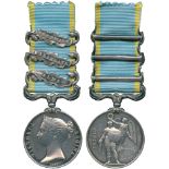 MILITARY MEDALS, Campaign Medals & Groups, CRIMEA MEDAL 1854-1856, 3 clasps, Alma, Balaclava,