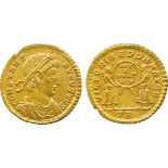 THE ALFRED FRANKLIN COLLECTION OF ANCIENT COINS, ROMAN GOLD, Constans (AD 337-350), Gold Solidus,