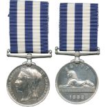 MILITARY MEDALS, Campaign Medals & Groups, EGYPT MEDAL, 1882-1889, no clasp (1199 Pte C.L. Leatherby