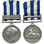 MILITARY MEDALS, Campaign Medals & Groups, EGYPT MEDAL, 1882-1889, undated reverse, single clasp,