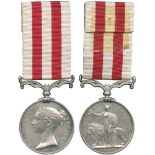 MILITARY MEDALS, Campaign Medals & Groups, INDIAN MUTINY MEDAL, 1857-1858, no clasp (ML Herbert 43rd