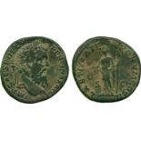 THE COLLECTION OF A CLASSICIST, ANCIENT COINS, Pertinax (AD 193), Æ Sestertius, IMP CAES P HELV