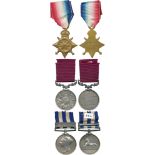 MILITARY MEDALS, Campaign Medals & Groups, An Egypt Campaign Pair, Egypt Medal 1882-89, undated