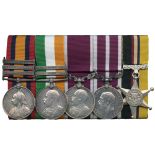 MILITARY MEDALS, A Collection of Medals relating to the Loyal North Lancashire Regiment or the Loyal