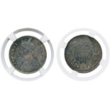 WORLD COINS, India, British India, Victoria, Silver Proof ½-Rupee, 1862, type A/IV (Pr 256; SW 4.