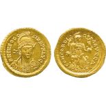 THE ALFRED FRANKLIN COLLECTION OF ANCIENT COINS, ROMAN GOLD, Theodosius II (AD 408-450), Gold