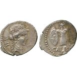 A COLLECTION OF ROMAN IMPERATORIAL COINS, PROPERTY OF A GENTLEMAN, Julius Caesar, Silver Denarius,