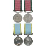 MILITARY MEDALS, Campaign Medals & Groups, A Crimean Wars Pair awarded to Engineer Alexander Gray