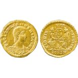 THE ALFRED FRANKLIN COLLECTION OF ANCIENT COINS, ROMAN GOLD, Julian II (AD 360-363), Gold Solidus,