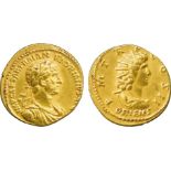 THE ALFRED FRANKLIN COLLECTION OF ANCIENT COINS, ROMAN GOLD, Hadrian (AD 117-138), Gold Aureus,