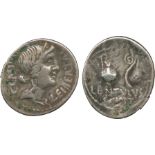 A COLLECTION OF ROMAN IMPERATORIAL COINS, PROPERTY OF A GENTLEMAN, C. Cassius, Silver Denarius, mint